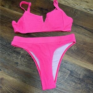 Vibrant Pink Bikini Set